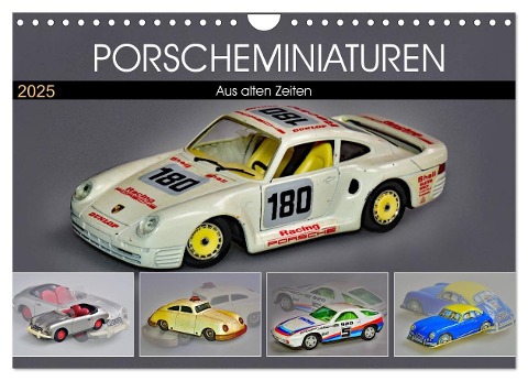 PORSCHEMINIATUREN (Wandkalender 2025 DIN A4 quer), CALVENDO Monatskalender - Ingo Laue