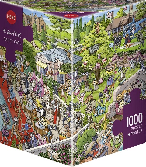 Party Cats Puzzle 1000 Teile - Birgit Tanck