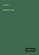 Cover-Bild zum Titel 'Krakau's Fall' von 'Anonym'