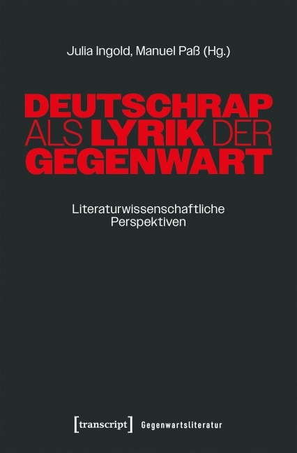 Deutschrap als Lyrik der Gegenwart - 