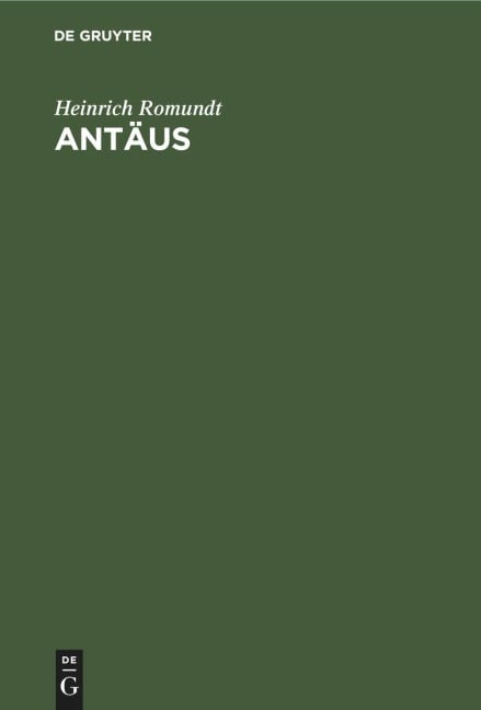 Antäus - Heinrich Romundt
