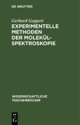 Cover-Bild zum Titel 'Experimentelle Methoden der Molekülspektroskopie' von 'Gerhard Geppert'