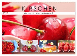 Cover-Bild zum Titel 'Kirschen. Wer kann da schon widerstehen? (Wandkalender 2026 DIN A2 quer), CALVENDO Monatskalender' von 'Rose Hurley'