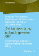 Cover-Bild zum Titel '"Das konnte es ja jetzt auch nicht gewesen sein"' von 'Detlef Garz, Frank Kotterer, Sylke Bartmann, Elisabeth Janssen, Nicos Karydis'