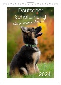 Deutscher Schäferhund - unser bester Freund (Wandkalender 2024 DIN A4 hoch), CALVENDO Monatskalender - Petra Schiller