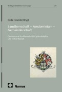 Cover-Bild zum Titel 'Samtherrschaft - Kondominium - Gemeinderschaft' von ''