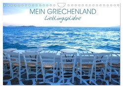 Cover-Bild zum Titel 'Mein Griechenland - Lieblingsplätze (Wandkalender 2026 DIN A4 quer), CALVENDO Monatskalender' von 'Katrin Manz'