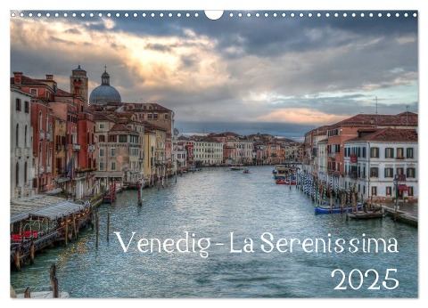 Venedig - La Serenissima 2025 (Wandkalender 2025 DIN A3 quer), CALVENDO Monatskalender - Sascha Haas Photography