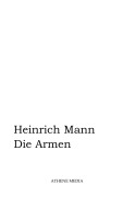 Cover-Bild zum Titel 'Die Armen' von 'Heinrich Mann'