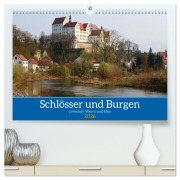 Cover-Bild zum Titel 'Schlösser und Burgen zwischen Werra und Elbe (hochwertiger Premium Wandkalender 2026 DIN A2 quer), Kunstdruck in Hochglanz' von 'Thilo Seidel'