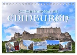 Cover-Bild zum Titel 'Postkartenmotive aus Edinburgh (Tischkalender 2026 DIN A5 quer), CALVENDO Monatskalender' von 'Reinhold Ratzer'