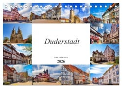 Cover-Bild zum Titel 'Duderstadt Impressionen (Tischkalender 2026 DIN A5 quer), CALVENDO Monatskalender' von 'Dirk Meutzner'