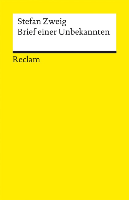 Brief einer Unbekannten - Stefan Zweig