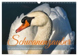 Schwanenzauber (Wandkalender 2026 DIN A3 quer), CALVENDO Monatskalender - Sabine Löwer