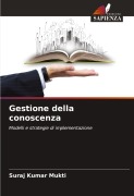 Cover-Bild zum Titel 'Gestione della conoscenza' von 'Suraj Kumar Mukti'