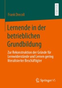 Cover-Bild zum Titel 'Lernende in der betrieblichen Grundbildung' von 'Frank Drecoll'