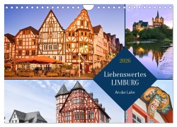 Cover-Bild zum Titel 'Liebenswertes Limburg (Wandkalender 2026 DIN A4 quer), CALVENDO Monatskalender' von 'U. Boettcher'