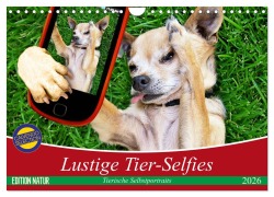 Lustige Tier-Selfies. Tierische Selbstportraits (Wandkalender 2026 DIN A4 quer), CALVENDO Monatskalender - Elisabeth Stanzer