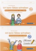 Cover-Bild zum Titel 'Ich kann Sätze schreiben Teil 1 und 2 im Set - Schülerarbeitshefte für die 1. und 2. Klasse' von 'Katrin Langhans'