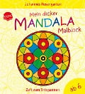 Cover-Bild zum Titel 'Mein dicker Mandala-Malblock' von 'Johannes Rosengarten'
