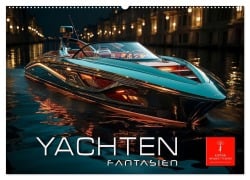 Cover-Bild zum Titel 'Yachten Fantasien (Wandkalender 2026 DIN A2 quer), CALVENDO Monatskalender' von 'Peter Roder'