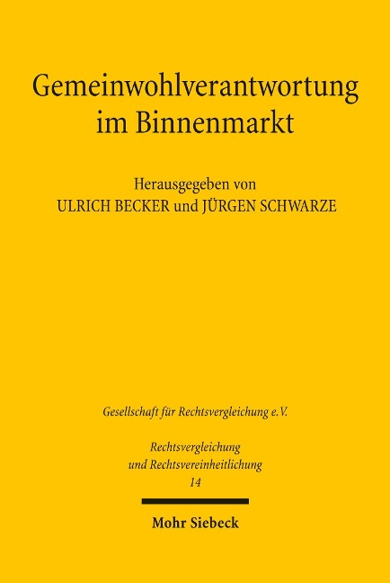 Gemeinwohlverantwortung im Binnenmarkt - 