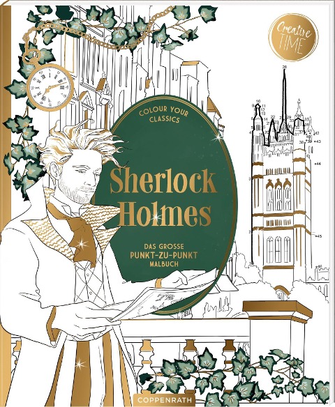 Sherlock Holmes - Das große Punkt-zu-Punkt-Malbuch - 