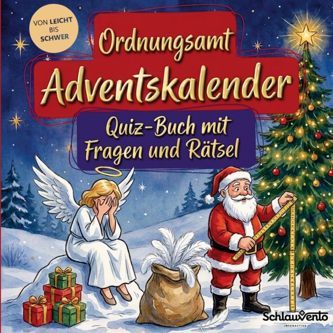 Ordnungsamt-Adventskalender: Quiz-Buch mit Fragen und Rätsel - Schlauvento Interactive