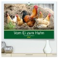 Vom Ei zum Huhn. Die Entwicklung von Küken (hochwertiger Premium Wandkalender 2024 DIN A2 quer), Kunstdruck in Hochglanz - Rose Hurley