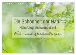 Die Schönheit der Natur - Naturfotografie-Kalender mit Foto- und Kreativübungen (Wandkalender 2026 DIN A4 quer), CALVENDO Monatskalender - Jana Mänz