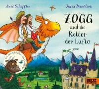Cover-Bild zum Titel 'Zogg und die Retter der Lüfte' von 'Axel Scheffler, Julia Donaldson'