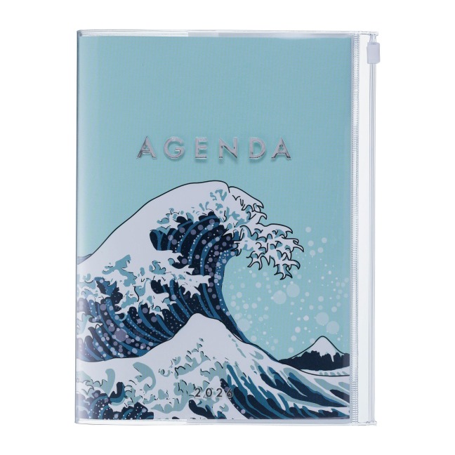 MARK'S 2025/26 Taschenkalender, A5 Japan / Wave // Mint - 