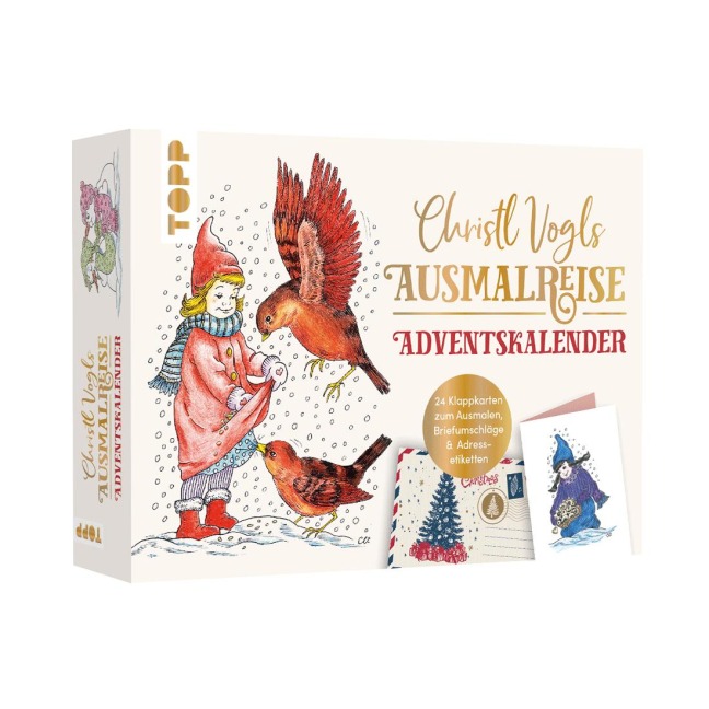 Christl Vogls Ausmalreise - der Adventskalender - Christl Vogl