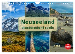 Cover-Bild zum Titel 'Neuseeland - atemberaubend schön (Wandkalender 2026 DIN A4 quer), CALVENDO Monatskalender' von 'Peter Roder'