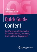 Cover-Bild zum Titel 'Quick Guide Content' von 'Christina Münzer, Lydia Hagen'