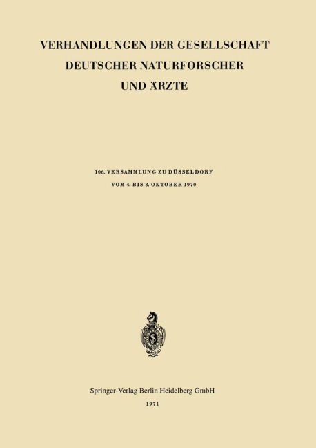 Verhandlungen der Gesellschaft Deutscher Naturforscher und Ärzte - 