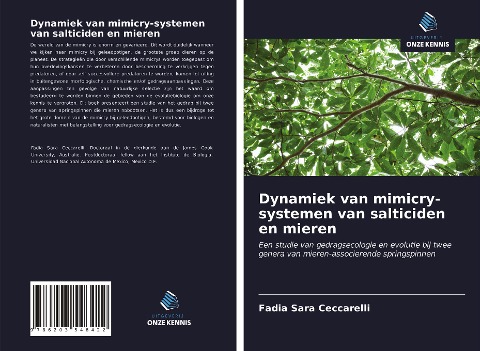 Dynamiek van mimicry-systemen van salticiden en mieren - Fadia Sara Ceccarelli