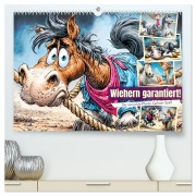 Cover-Bild zum Titel 'Wiehern garantiert. Der verrückte Pferde-Cartoon-Spaß (hochwertiger Premium Wandkalender 2026 DIN A2 quer), Kunstdruck in Hochglanz' von 'Rose Hurley'