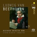 Cover-Bild zum Titel 'Sinfonie 3/Die Weihe d.Hauses/König Stephan' von 'Stefan/Beethoven Orchester Bonn Blunier'
