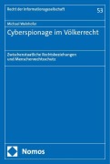 Cover-Bild zum Titel 'Cyberspionage im Völkerrecht' von 'Michael Welnhofer'