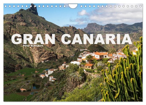 Gran Canaria (Wandkalender 2025 DIN A4 quer), CALVENDO Monatskalender - Peter Schickert