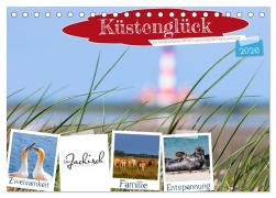 Cover-Bild zum Titel 'Küstenglück - Ein fotografischer Streifzug entlang der Nordsee (Tischkalender 2026 DIN A5 quer), CALVENDO Monatskalender' von 'Ute Jackisch'