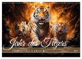 Jahr des Tigers - Porträts des chinesischen Tierkreiszeichens (Wandkalender 2025 DIN A3 quer), CALVENDO Monatskalender - Anja Frost