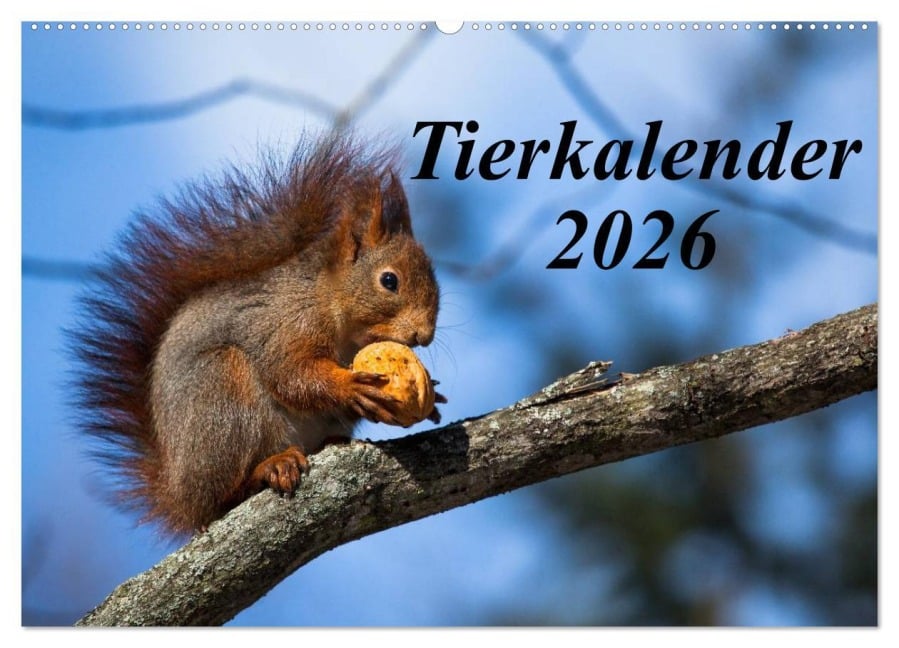 Tierkalender 2026 (Wandkalender 2026 DIN A2 quer), CALVENDO Monatskalender - Frank Tschöpe