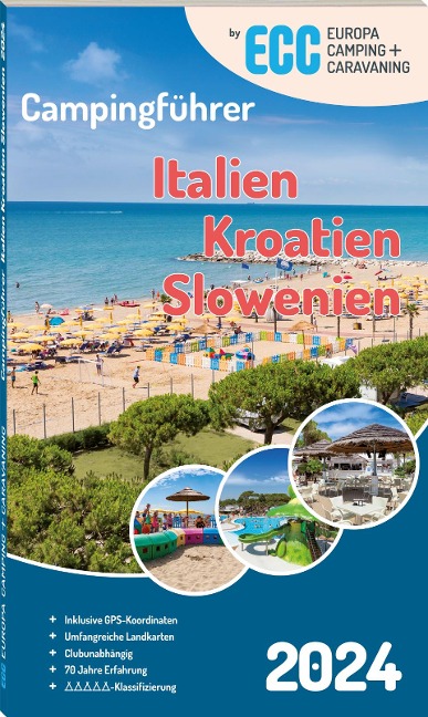 ECC Campingführer Italien / Kroatien / Slowenien 2024 - 