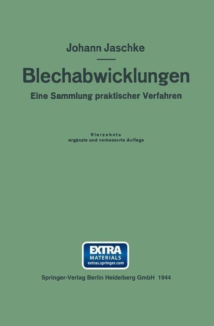 Die Blechabwicklungen - Johann Jaschke