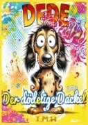 Cover-Bild zum Titel 'Dede - der dödelige Dackel' von 'Irina Maria Hedrich'