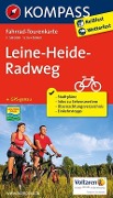 Cover-Bild zum Titel 'KOMPASS Fahrrad-Tourenkarte Leine-Heide-Radweg 1:50.000' von ''