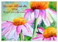 Blumen-Aquarelle (Wandkalender 2025 DIN A2 quer), CALVENDO Monatskalender - Roswita Ilona Baumann