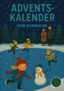 Cover-Bild zum Titel 'Adventskalender zum ausmalen' von 'Rosina Ostwinkel'